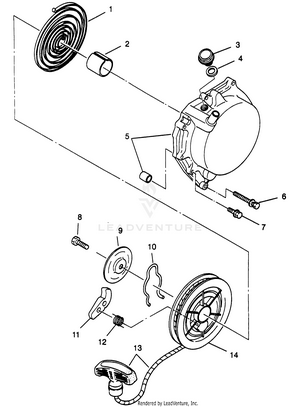 Recoil Starter Scrambler W967840 (4935823582d004) Schematic