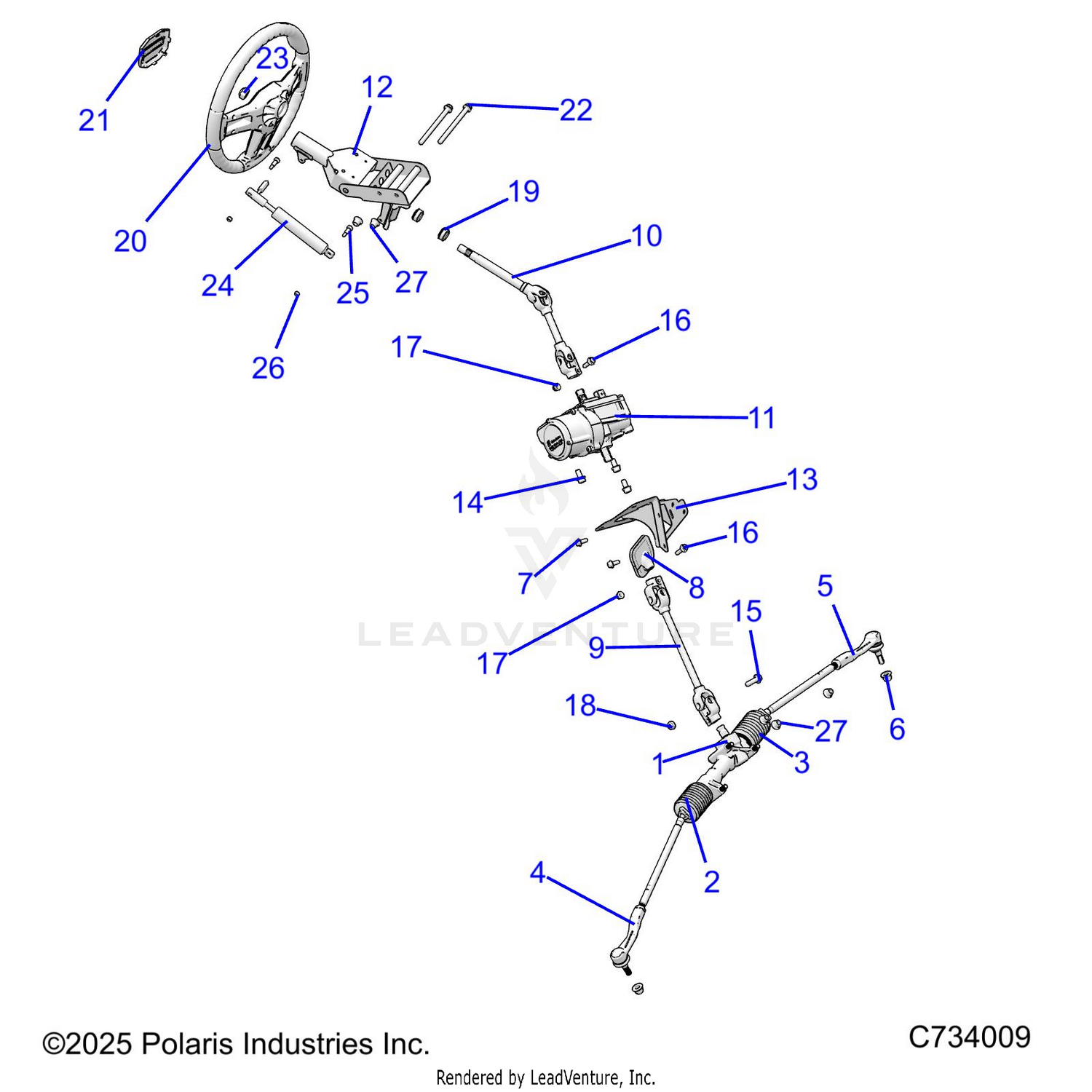 STEERING, STEERING ASM. - R26RRE99CN/C9/EN/E9 (C734009)