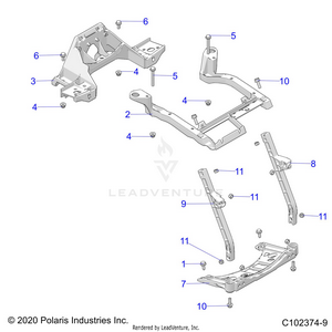 Body, Front Rack Support - A22sva85a3 (c102374-9) Schematic