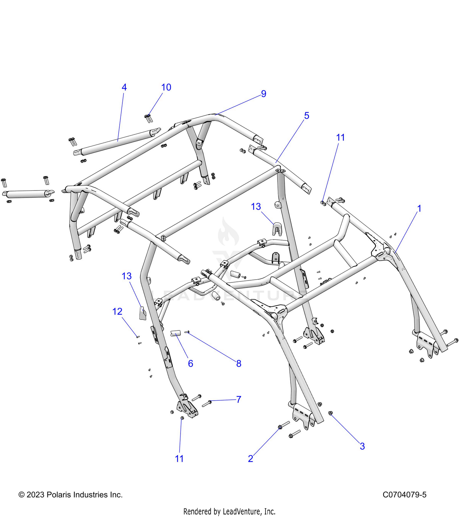 CHASSIS, CAB FRAME - Z26NMX99A4/B4/A6/B6 (C0704079-5)
