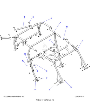 Chassis, Cab Frame - Z25nmf99a4/a5/b4/b5 (c0704079-5) Schematic
