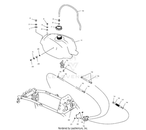 Fuel Tank - A03gj50aa/ab (4975767576a14) Schematic