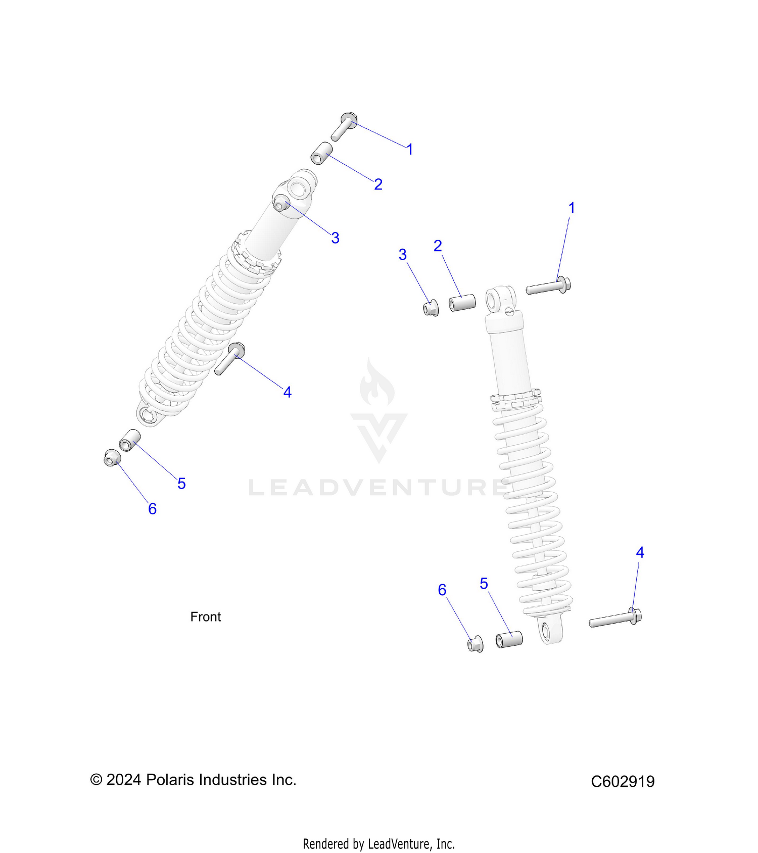 SUSPENSION, IFS SHOCKS MNTG. - S26AJT9FEL (C602919)