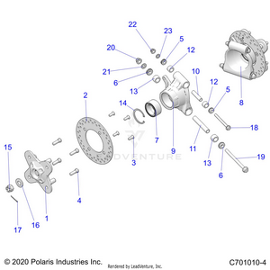 Suspension, Rear Carrier - Suspension, Front Stabilizer Bar - Z24ase87a5 (c701010-4) Schematic