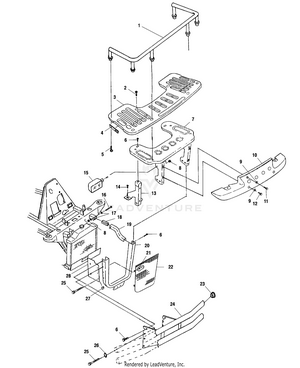 Front Rack And Bumper Mounting - A01ch50aa (4964466446a007) Schematic