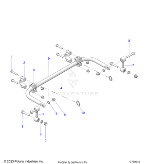 Suspension, Rear Stabilizer Bar - R25xaw1rb9/bd/bm (c730945) Schematic
