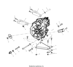 Gearcase Mounting - A02ba38ca (4969936993c09) Schematic