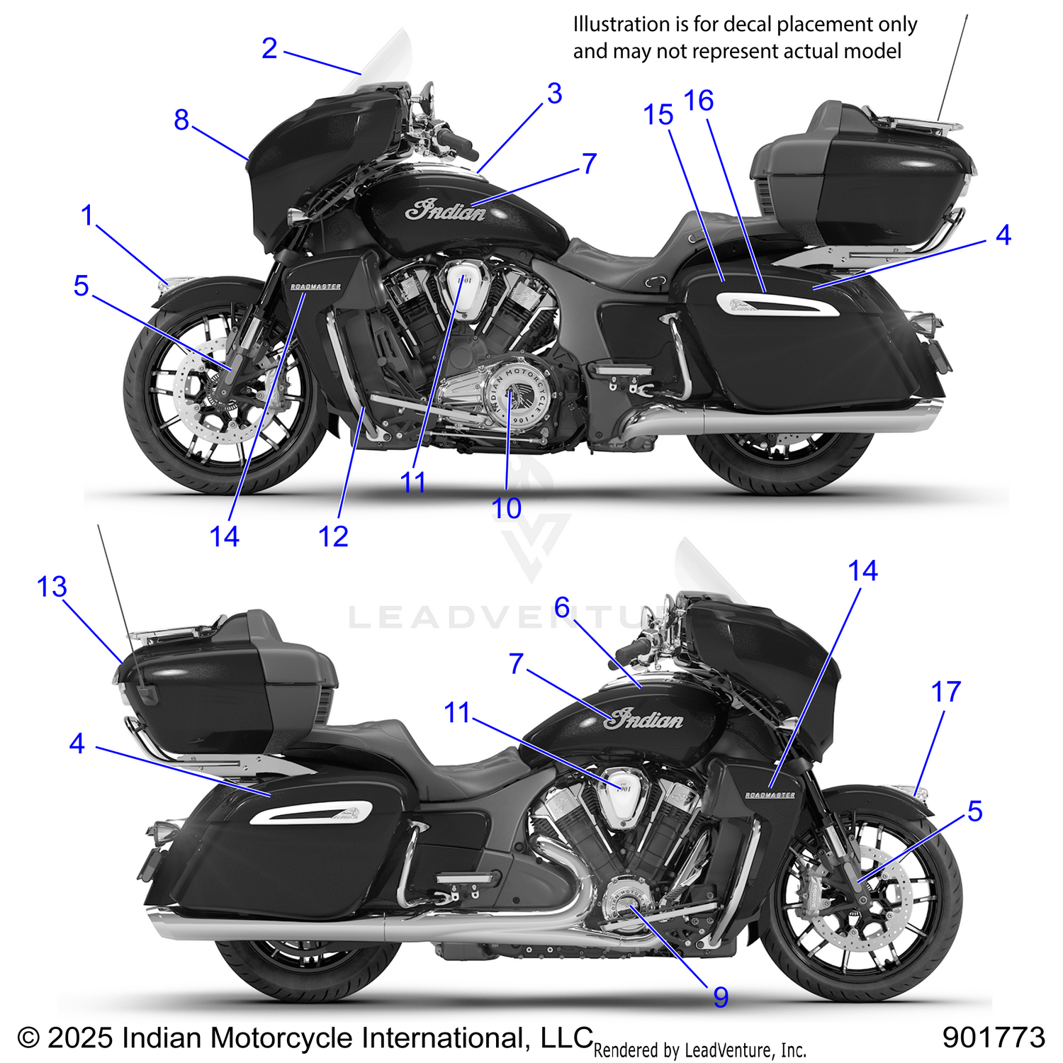BODY, DECALS/EMBLEMS - N26LG0RR ALL OPTIONS (901773)