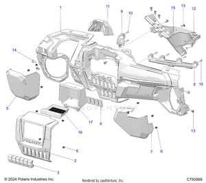 Body, Dash Lower - Z25x4e92a4/b4 (c750569) Schematic