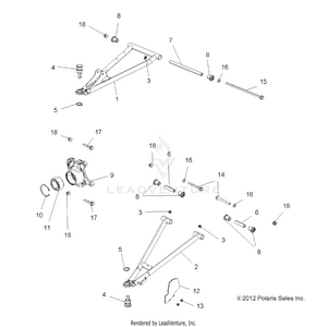 Suspension, Front - All Options (49rgrsuspfrt13900xp) Schematic