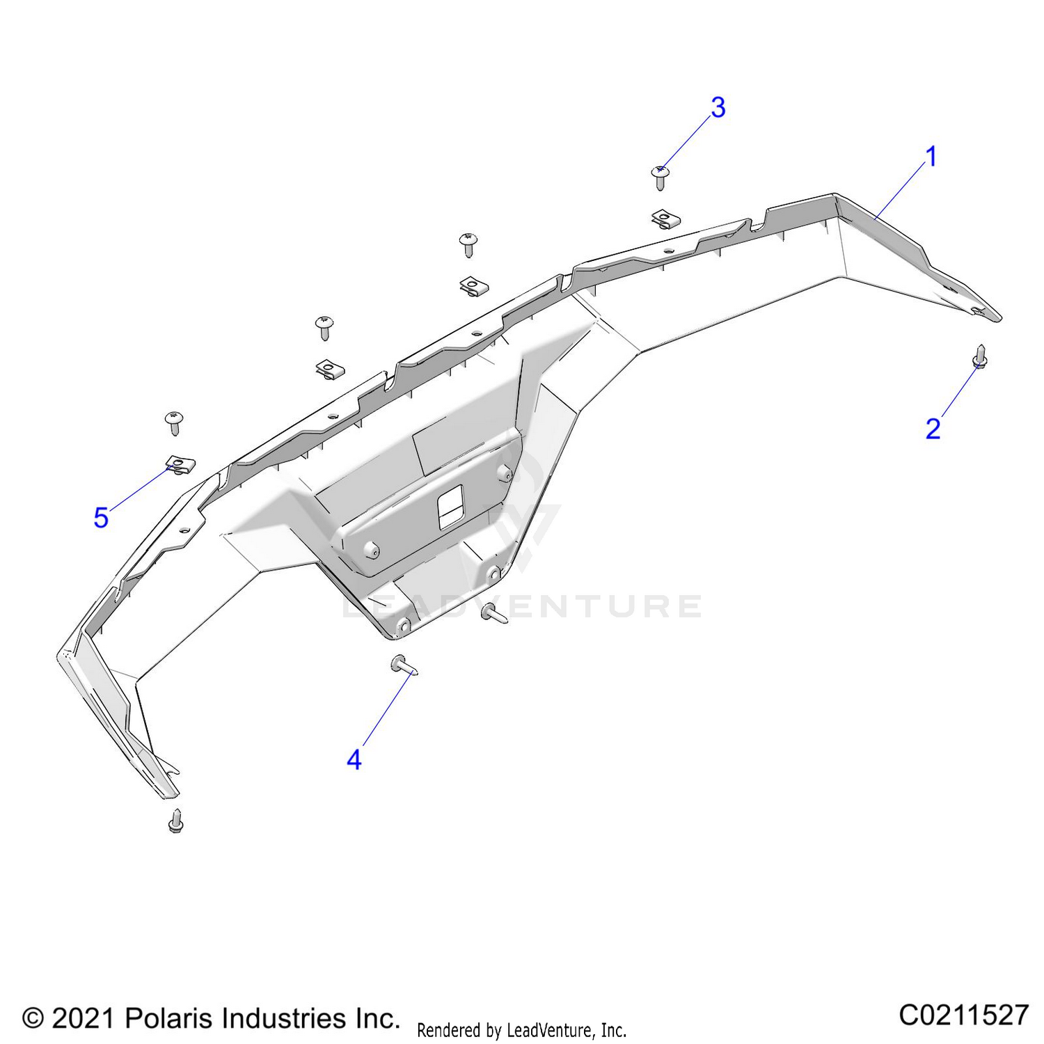 BODY, REAR BUMPER - A26SEA50B1/B4 (C0211527)