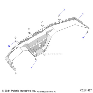 Body, Rear Bumper - A21seg57a1/a3/a5 (c0211527) Schematic