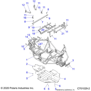 Chassis, Main Frame And Skid Plate - Z23asa87a2(c701029-2) Schematic