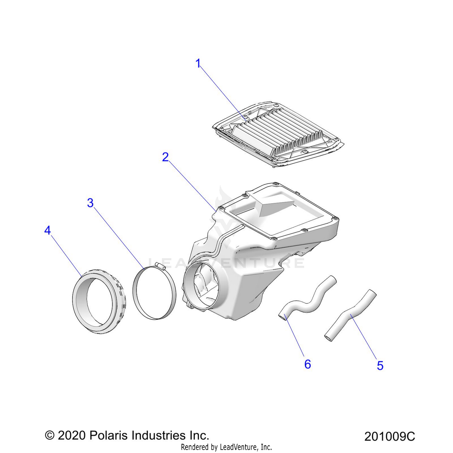 ENGINE, AIR INTAKE - N22MSA11/MSB11 ALL OPTIONS (201009C)