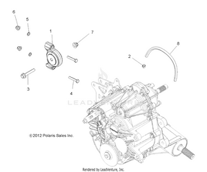 Drive Train, Main Gearcase Mounting - R15rte87fa (49rgrgearcasemtg13900xp) Schematic