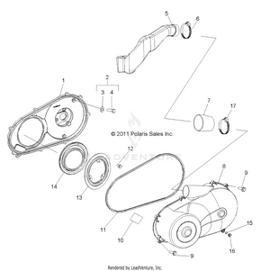 Drive Train, Clutch Cover - R12wh50ag/ah/ak/ar (49rgrclutchcvr12500crew) Schematic