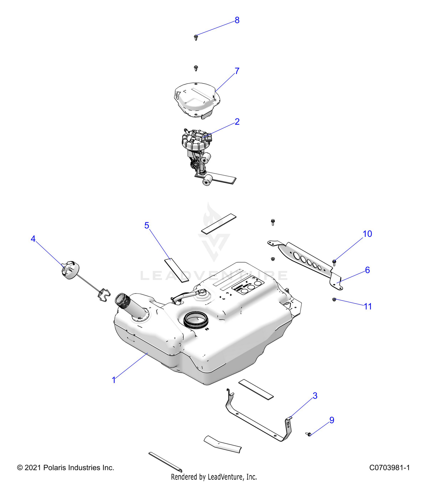 FUEL SYTEMS, FUEL TANK - Z26NMX99A4/B4/A6/B6 (C0703981-1)