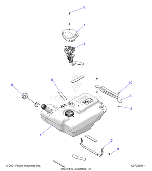 Fuel Sytems, Fuel Tank - Z25nmf99a4/a5/b4/b5 (c0703981-1) Schematic