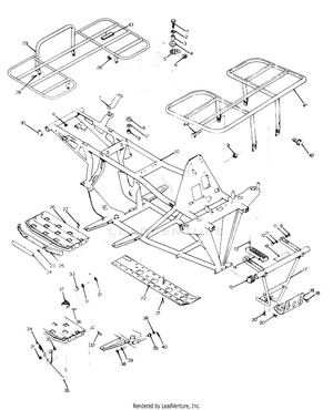 Frame Assembly With Racks 250 2x4 - Update (4919781978003a) Schematic