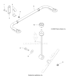 Suspension, Stabilizer Bar - A10tn55al/ax (49atvstabilizer09spxp550) Schematic