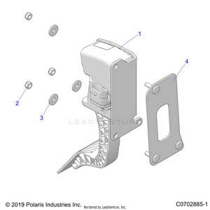 Engine, Throttle Pedal - Z21rau92an/bn (c0702885-1) Schematic