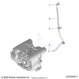 Drive Train, Gearcase, Front, Venting - Z24rmd2kah/al/bh/bl (c0703047-1) Schematic