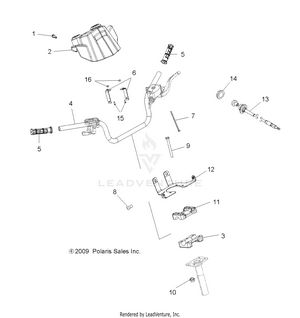 Steering, Handlebar And Controls - A12ea32aa (49atvhandlebar10tb) Schematic