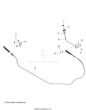 Drive Train, Gear Selector - R16rda57a1/b1 (49rgrgearselect15570) Schematic