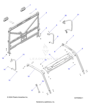 Chassis, Cab Frame - R24taa99a1/b1 Tae/a1/b1/ad/bd/am/bm/a9/b9 (c0702922-1) Schematic