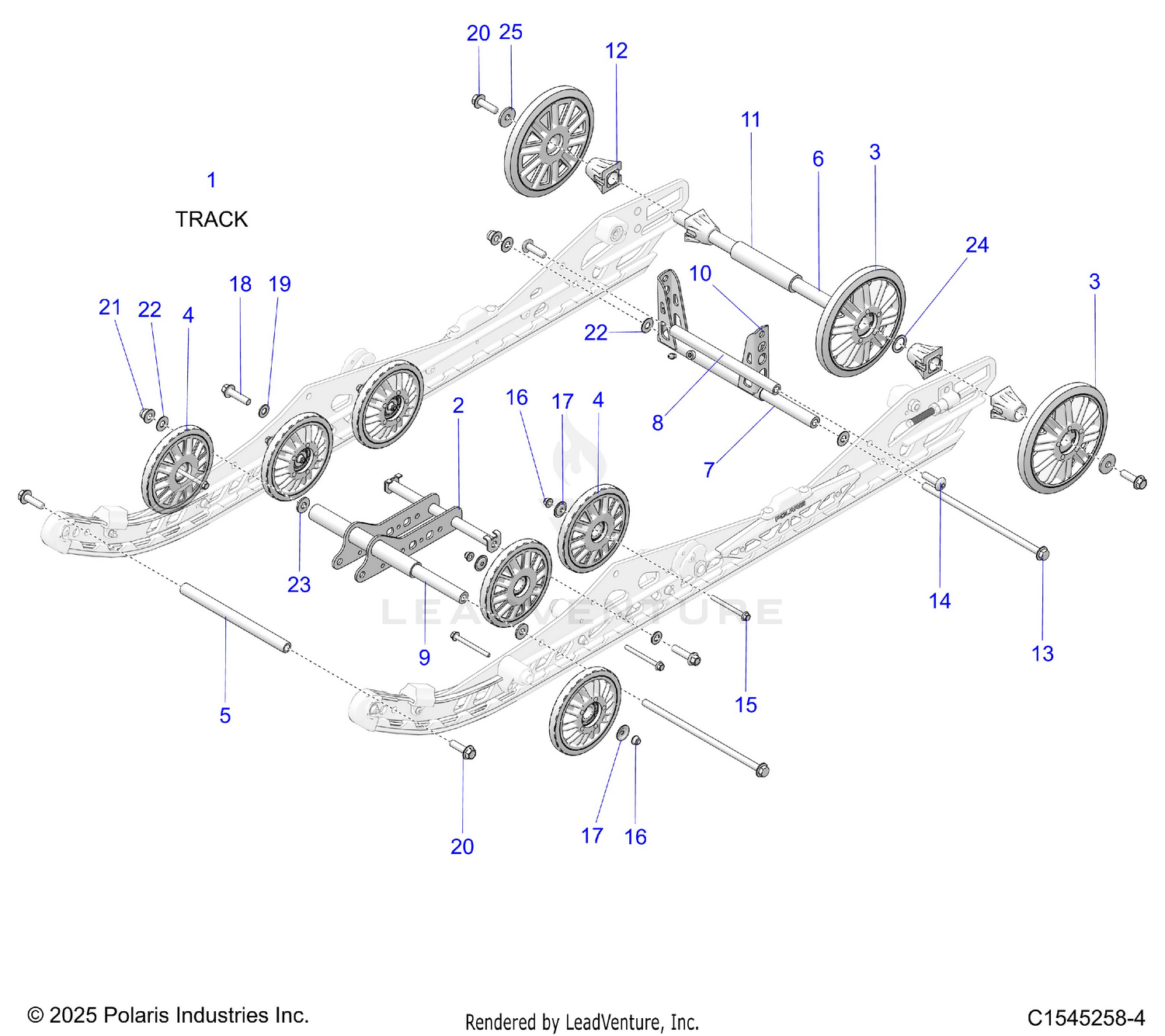 SUSPENSION, REAR - S26TDV8MS (C1545258-4)