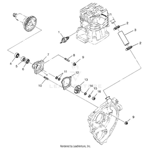 Water Pump Scrambler W957840 (4935823582d001) Schematic