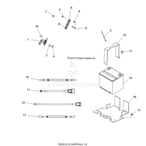 Electrical, Battery - R14wh76aa/eac (49rgrbattery14800crew) Schematic