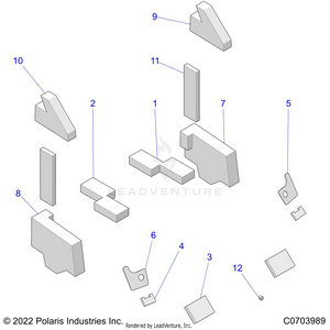 Body, Cab Foam - R22t6u99a9/an (c0703989) Schematic