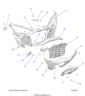 Body, Front Bumper - Z22gae92aj/bj/gak92ap/bp/gav92ap/bp (c702965) Schematic