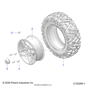 Wheels, Front Tire - A22shz57ae (c102290-1) Schematic