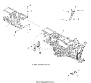 Chassis, Frame - A09cl76aa (49atvframe096x6) Schematic