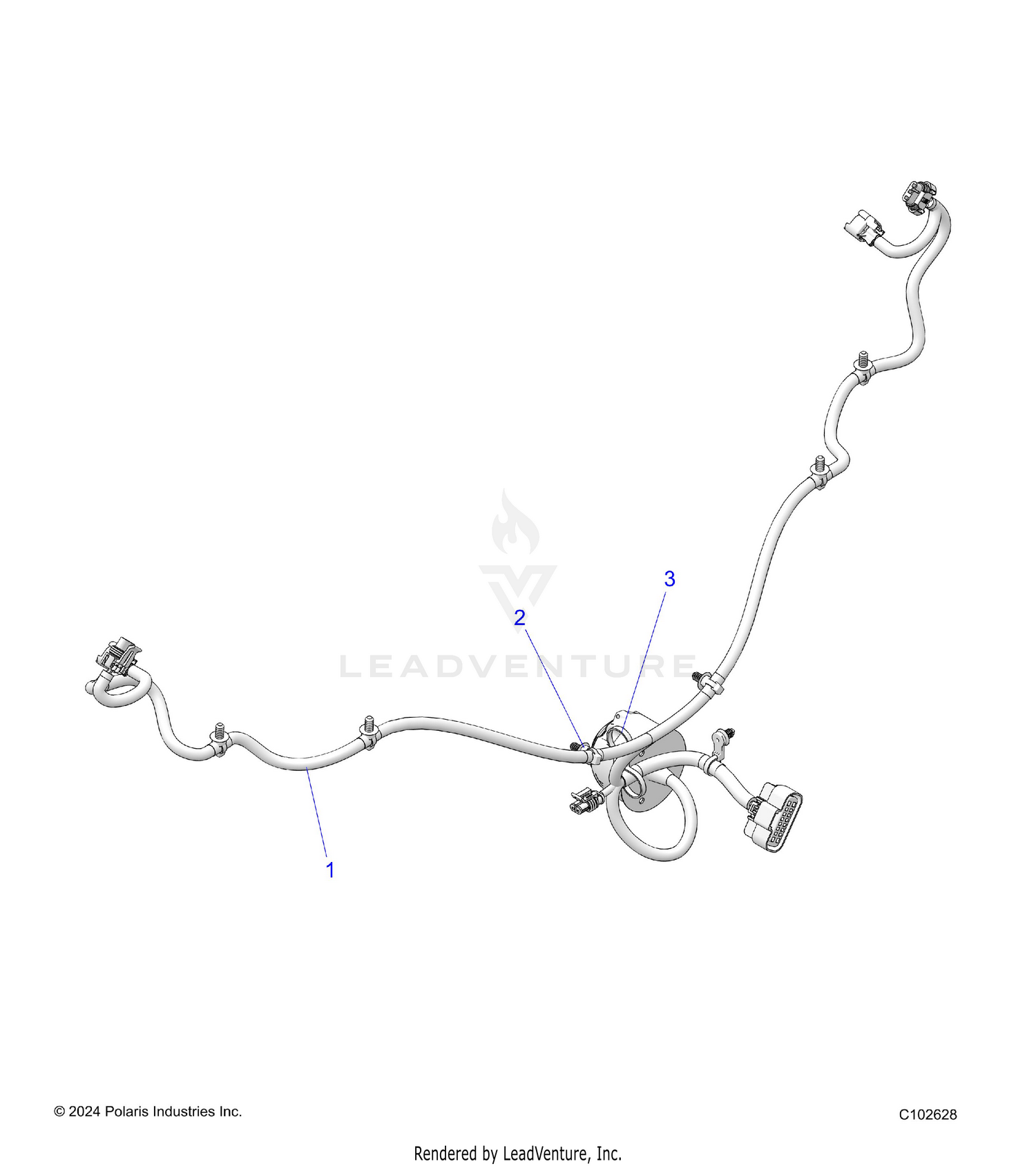 ELECTRICAL, TAILLIGHT HARNESS - A26SWB57C1/E1 (C102628)