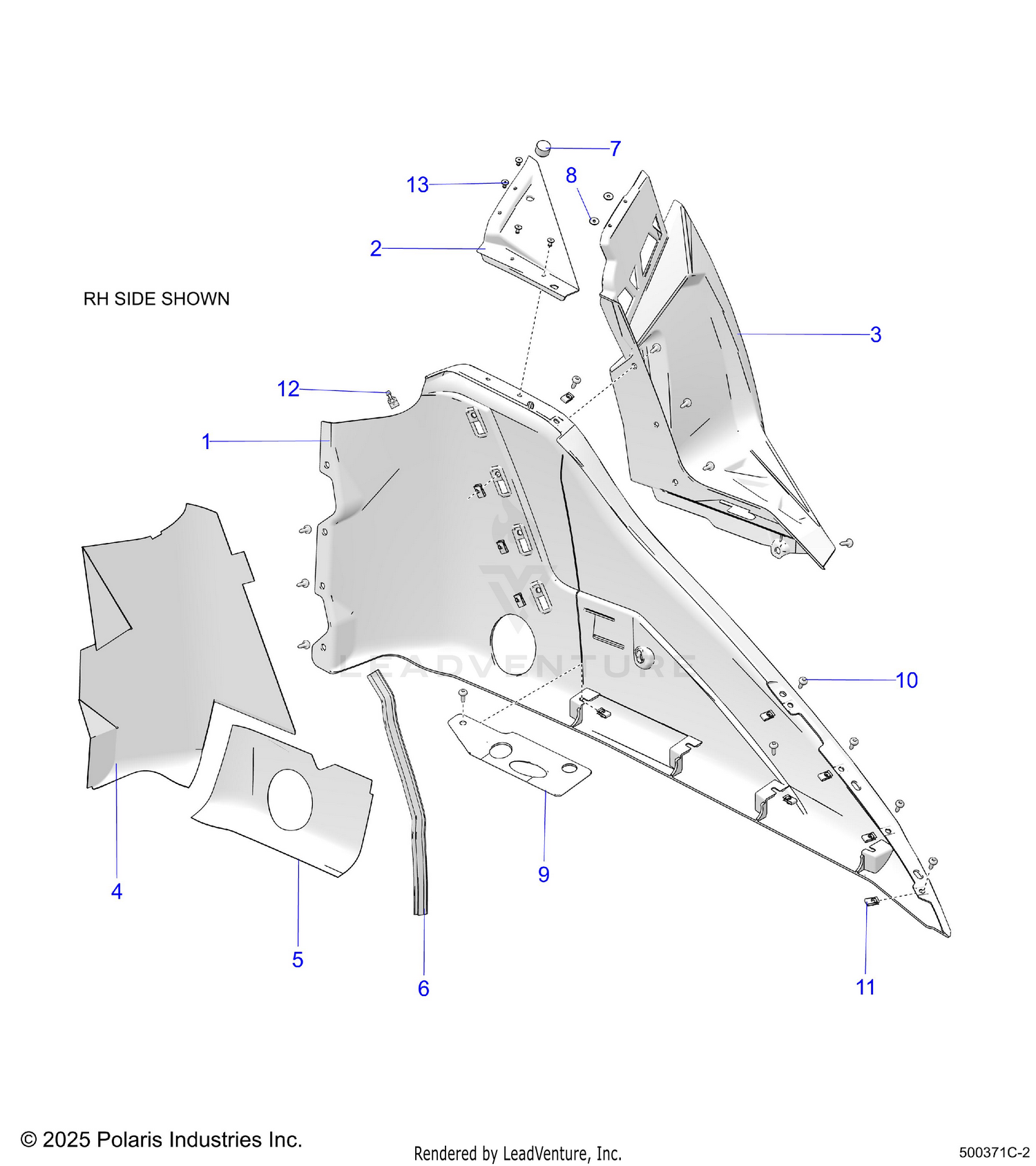 BODY, ROCKER PANELS - T26AAFGB/HB (500371C-2)