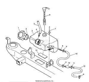 Oil Tank Assembly Sportsman 4x4 / W938039 (4926382638008a) Schematic