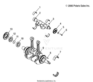 Engine, Crankshaft - R14rh76aa/76ac/7eaz (4999202259920225d11) Schematic