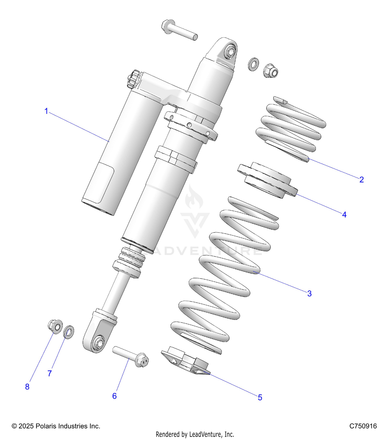 SUSPENSION, FRONT SHOCK MOUNTING - Z26NMX99A4/B4/A6/B6 (C750916)