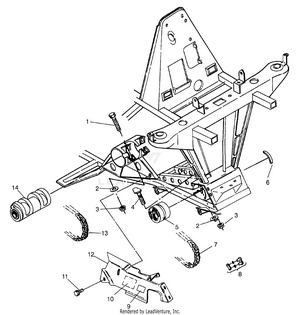 Front Drive Xplorer 400l W969140 (4935983598b002) Schematic