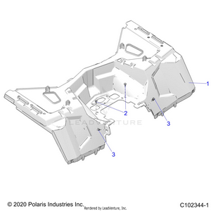 Body, Rear Cab - A21sxz85an (c102344-1) Schematic