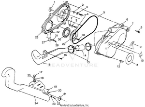 Clutch Cover (sport) Sport 400l W97ba38c (4940124012c005) Schematic