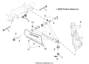 Suspension, A-arm And Strut Mounting - R12rh45ag/ah/ar (49rgraarm10) Schematic