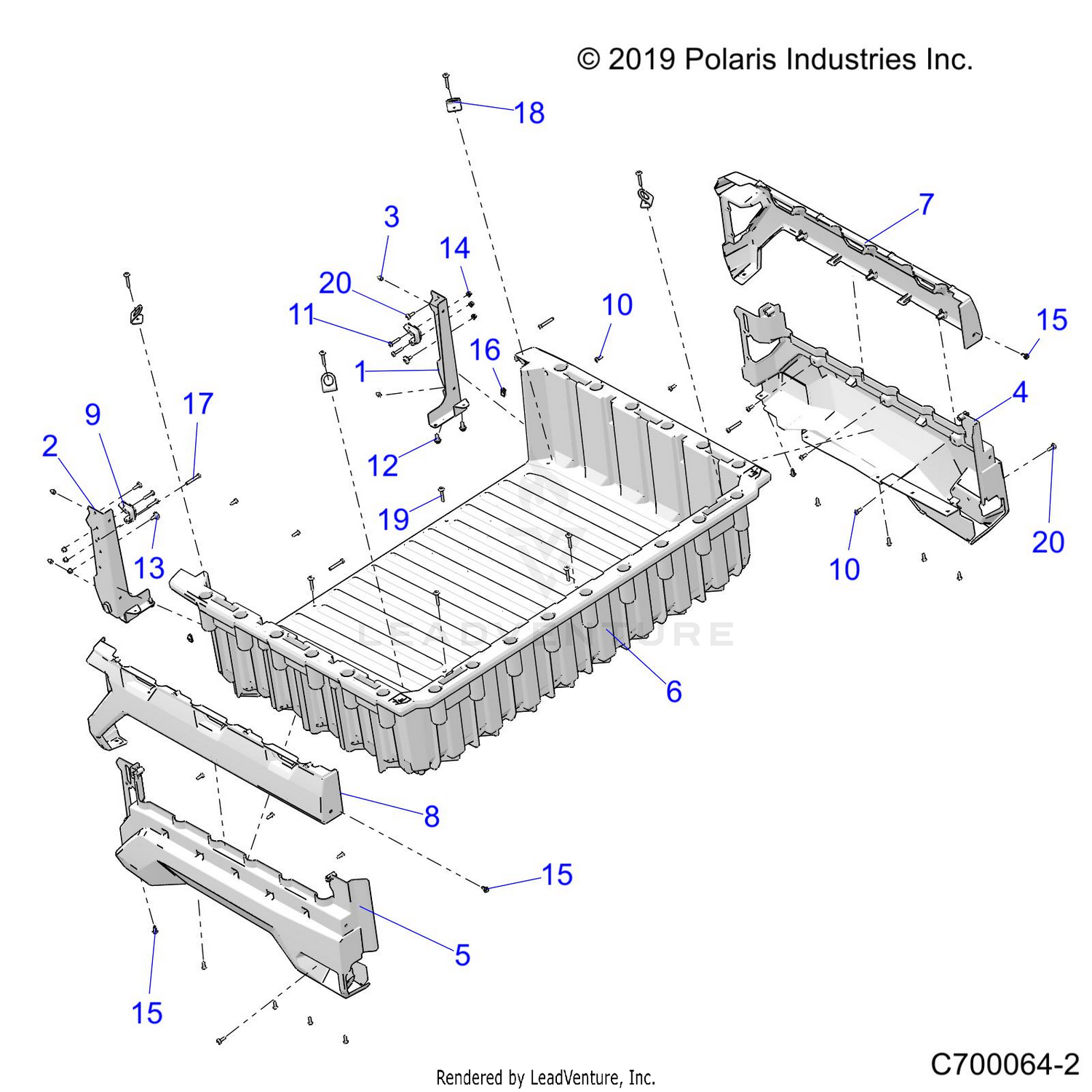 BODY, BOX - R26RRU99FP (C700064-2)