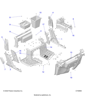 Body, Front Floor And Rockers - R24rsu99aj/ak/az/a9/bj/bk/bz/b9 (c730850) Schematic