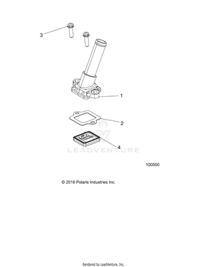 Engine, Breather - A17dae57am (100550) Schematic