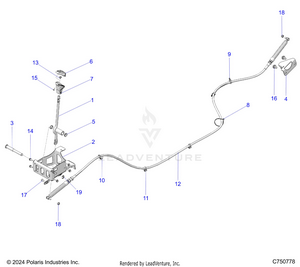 Drive Train, Gear Selector - Z25x4e92a4/b4 (c703079) Schematic