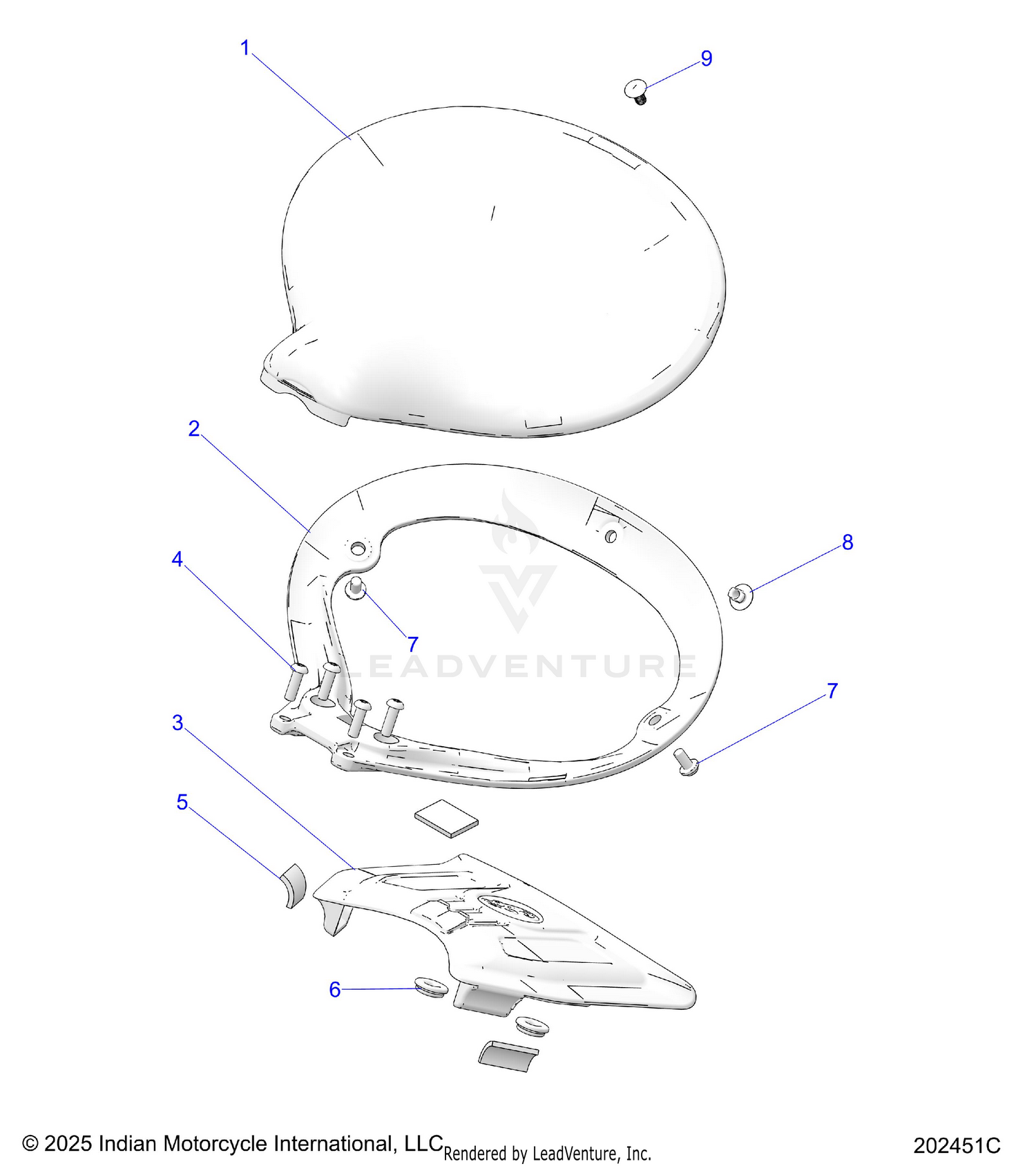 BODY, SEAT - N26DNDBH ALL OPTIONS (202451C)